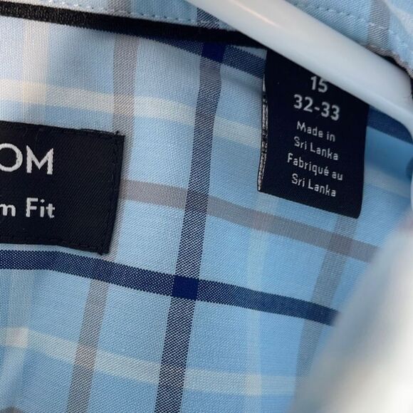 Nordstrom Tech-Smart CoolMax Button Down Dress Shirt 15/32-33 - Picture 4 of 9